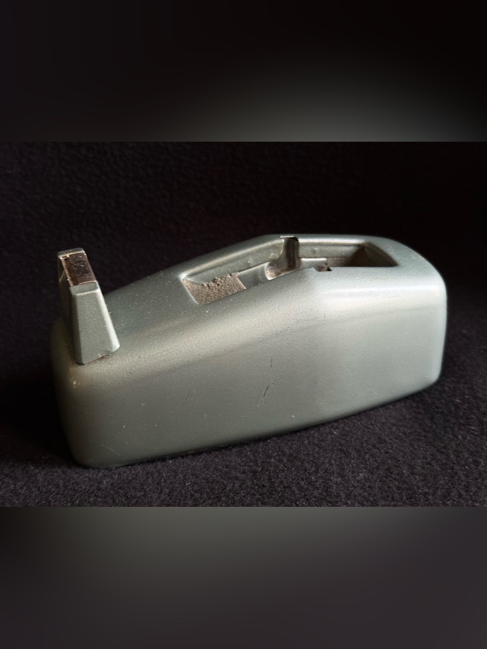 VINTAGE GREY METAL SCOTCH C-20 DESK TAPE DISPENSER